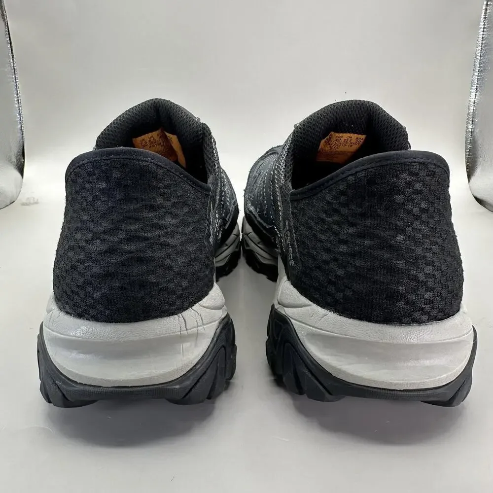 Skechers Work Slip-ins Steel Toe Shoes Mens 7.5 Gray Leather Safety Sneakers